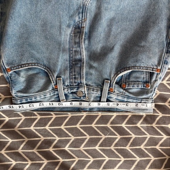 NWOT Levi's® Premium LONG ICON SKIRT Light Wash Blue Denim Women’s Jean Skirt. - Picture 12 of 16